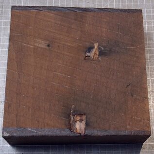 Black Walnut, approx. 190 x 190 x 62mm, 1,62kg