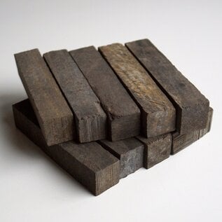 Ebony, approx. 20 x 20 x 100 mm, 10 pieces