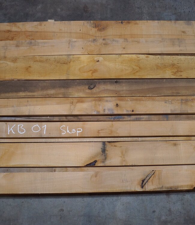 B Qualität, Kirschbaum Schnittware, 35 mm Stärke, KB 01 B