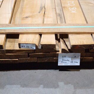 B Quality, european Cherry lumber, 35 mm thickness, KB 02 B