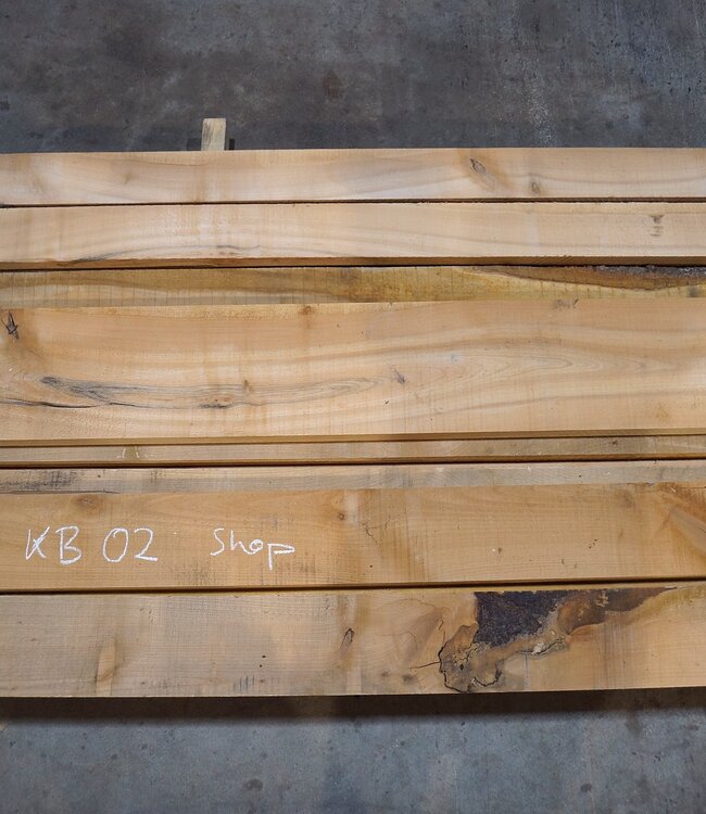 B Qualität, Kirschbaum Schnittware, 35 mm Stärke, KB 02 B