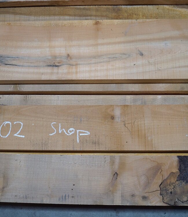 B Qualität, Kirschbaum Schnittware, 35 mm Stärke, KB 02 B