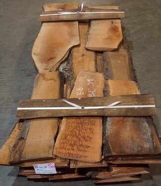 Lumber, B/C Qualität, Pearwood steamed, 26 mm thickness, BB 01