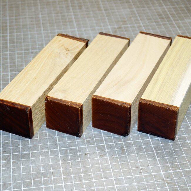 Robinia Knife handle, approx. 150 x 40 x 40 mm