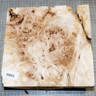 Mappa, poplar burl, approx. 235 x 225 x 65mm, 1,5kg