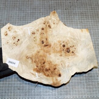 Mappa, poplar burl, approx. 295 x 165 x 40mm, 0,7kg