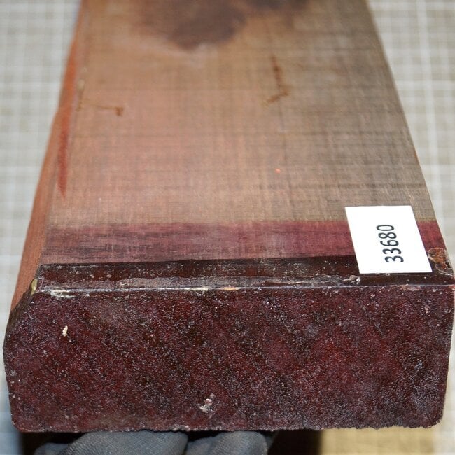 Padouk, ca. 305 x 130 x 54mm, 1,7kg