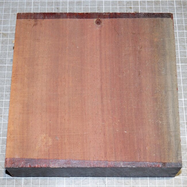 Padouk, ca. 190 x 190 x 54mm, 1,6kg