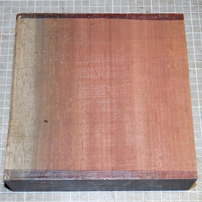 Padouk, approx. 190 x 190 x 54mm, 1,6kg