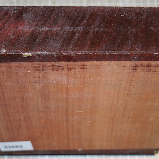 Padouk, approx. 190 x 190 x 54mm, 1,6kg