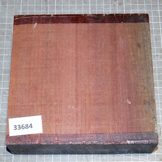 Padouk, ca. 170 x 170 x 54mm, 1,2kg