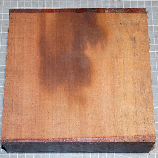 Padouk, ca. 170 x 170 x 54mm, 1,1kg