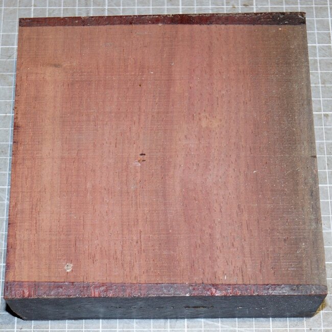 Padouk, approx. 170 x 170 x 53mm, 1,2kg