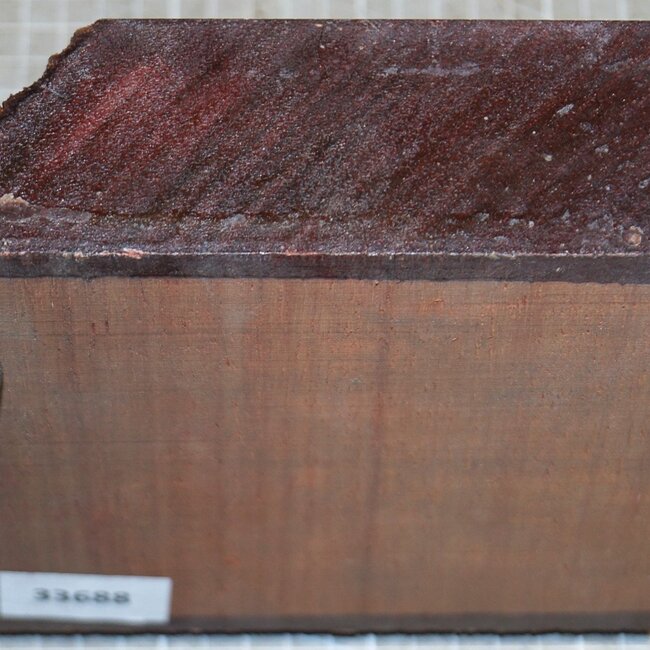 Padouk, approx. 155 x 155 x 54mm, 0,9kg