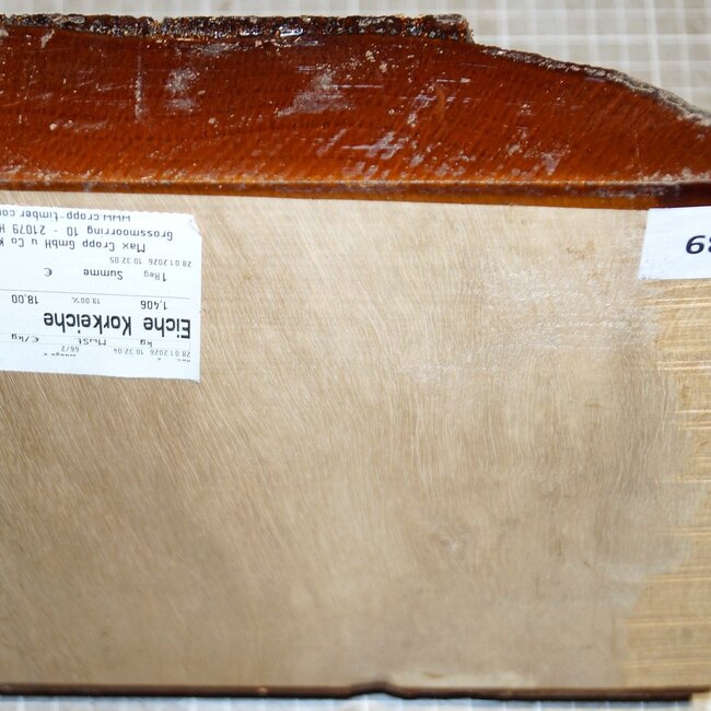 Korkeiche, ca. 200 x 200 x 52mm, 1,4kg