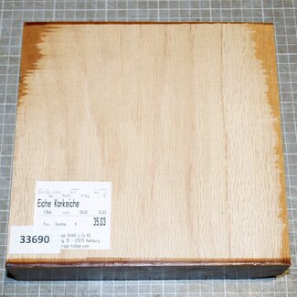 Korkeiche, ca. 205 x 205 x 54mm, 1,9kg
