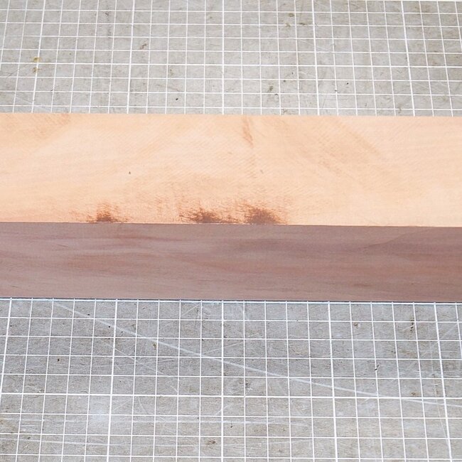 Pearwood, steamed, approx. 60 x 60 x 500mm, 1,2kg