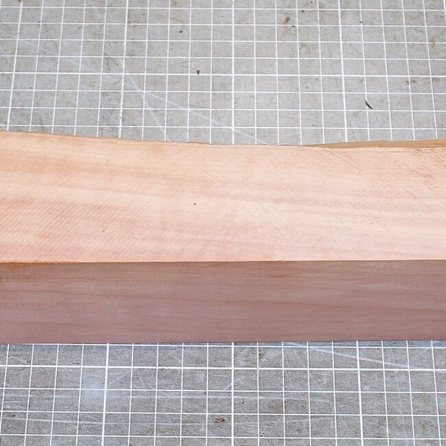 Pearwood, steamed, approx. 60 x 60 x 400mm, 1,0kg