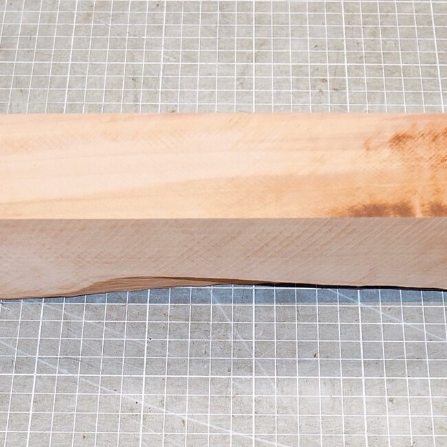 Pearwood, steamed, approx. 60 x 60 x 400mm, 1,0kg