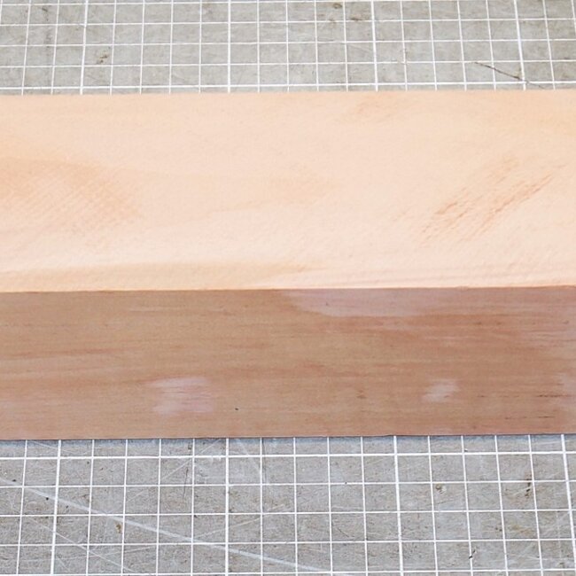 Pearwood, steamed, approx. 70 x 70 x 600mm, 2,1kg