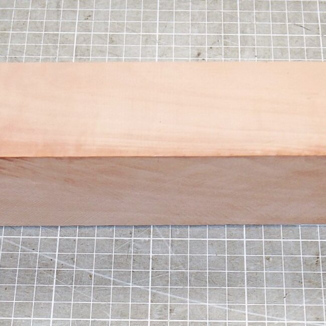 Pearwood, steamed, approx. 60 x 60 x 400mm, 1,0kg