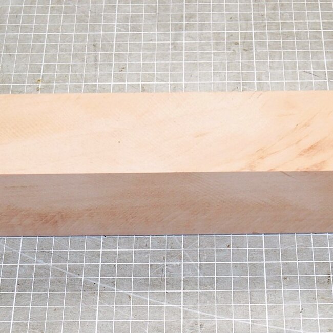 Pearwood, steamed, approx. 60 x 60 x 400mm, 1,0kg
