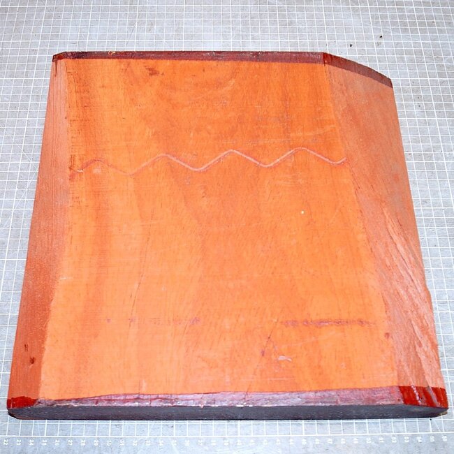 Padouk, ca. 320 x 320 x 52mm, 3,9kg