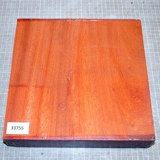 Padouk, ca. 260 x 260 x 52mm, 2,7kg