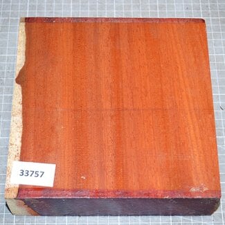 Padouk, ca. 190 x 190 x 52mm, 1,6kg