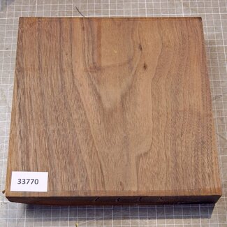 Black Walnut, approx. 225 x 223 x 52mm, 1,54kg