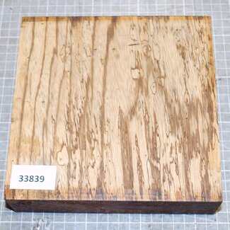 Zebrawood, approx. 180 x 180 x 49 mm, 1,1 kg