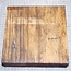 Zebrawood, approx. 180 x 180 x 49 mm, 1,1 kg