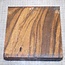 Zebrawood, approx. 180 x 180 x 52 mm, 1,4 kg
