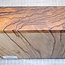 Zebrawood, approx. 180 x 180 x 49 mm, 1,2 kg