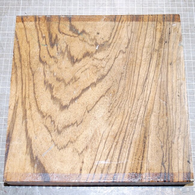 Zebrano, ca. 250 x 195 x 51 mm, 2,6 kg