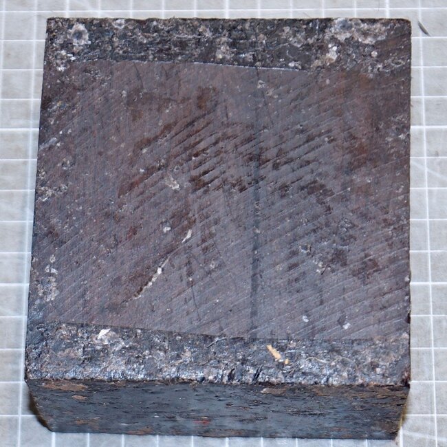 Grenadill, ca. 100 x 100 x 65 mm, 0,8 kg