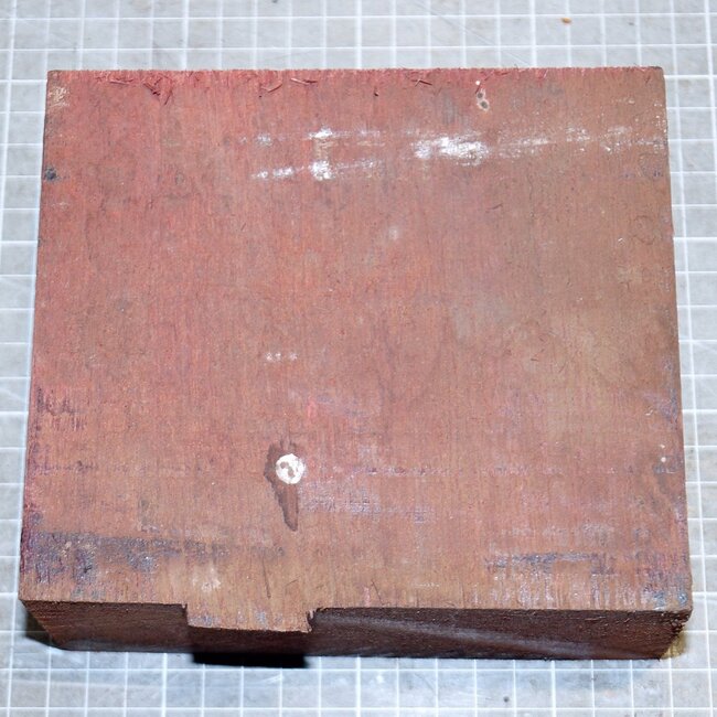 Purpleheart, approx. 150 x 130 x 72 mm, 1,3 kg