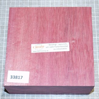 Purpleheart, approx. 155 x 155 x 76 mm, 1,9 kg