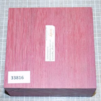 Purpleheart, approx. 155 x 155 x 76 mm, 1,9 kg