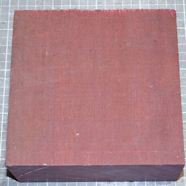 Purpleheart, approx. 155 x 155 x 76 mm, 1,9 kg