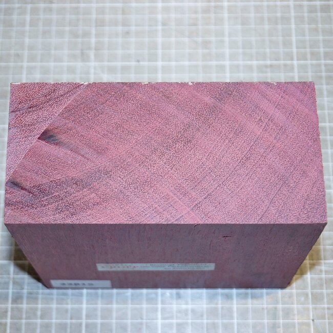 Purpleheart, approx. 155 x 155 x 76 mm, 1,9 kg