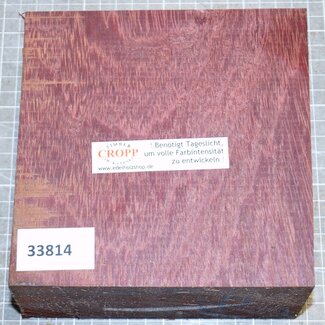 Purpleheart, approx. 150 x 150 x 74 mm, 1,9 kg