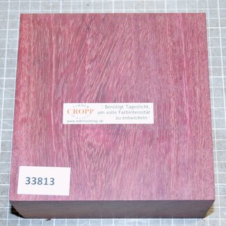 Purpleheart, approx. 150 x 150 x 72 mm, 1,8 kg