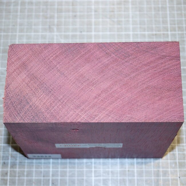 Purpleheart, approx. 150 x 150 x 74 mm, 1,8 kg