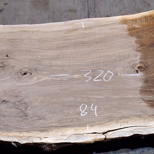 Caucasian Walnut, table top, approx. 3200 x 840 x 62 mm, 13727