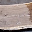 Caucasian Walnut, table top, approx. 3200 x 840 x 62 mm, 13727