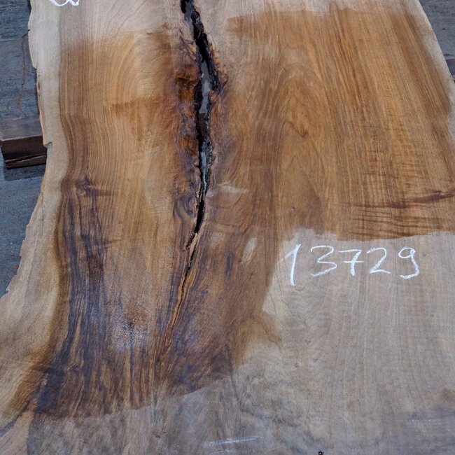 Caucasian Walnut, table top, approx. 2500(2900) x 790 x 30 mm, 13729
