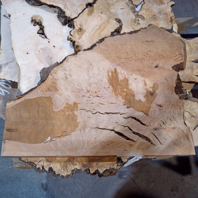 Madrona burl slab, approx. 690 x 570 x 35 mm, 12417