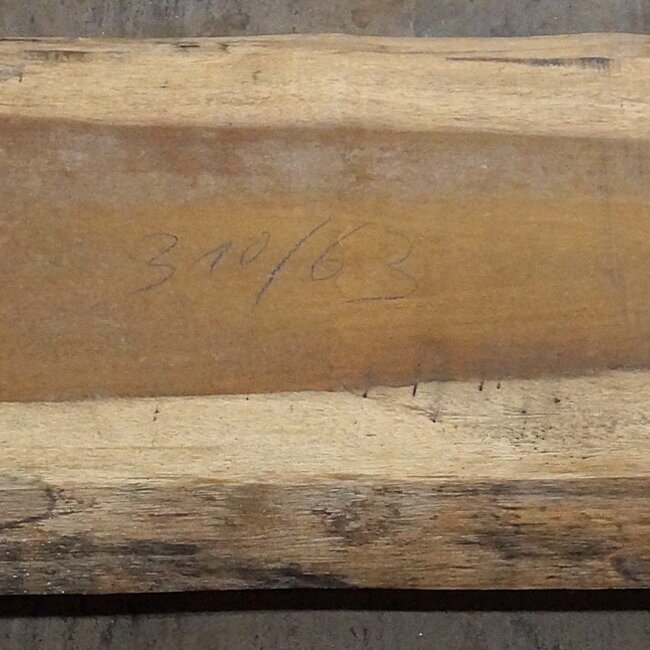 Iroko Tischplatte, ca. 3100 x 630 x 65 mm, 13285