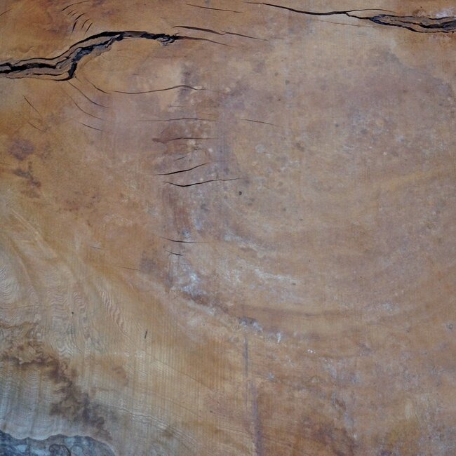 Sapeli Mahogany, table top, approx. 2150 x 1760 x 65 mm, 13714